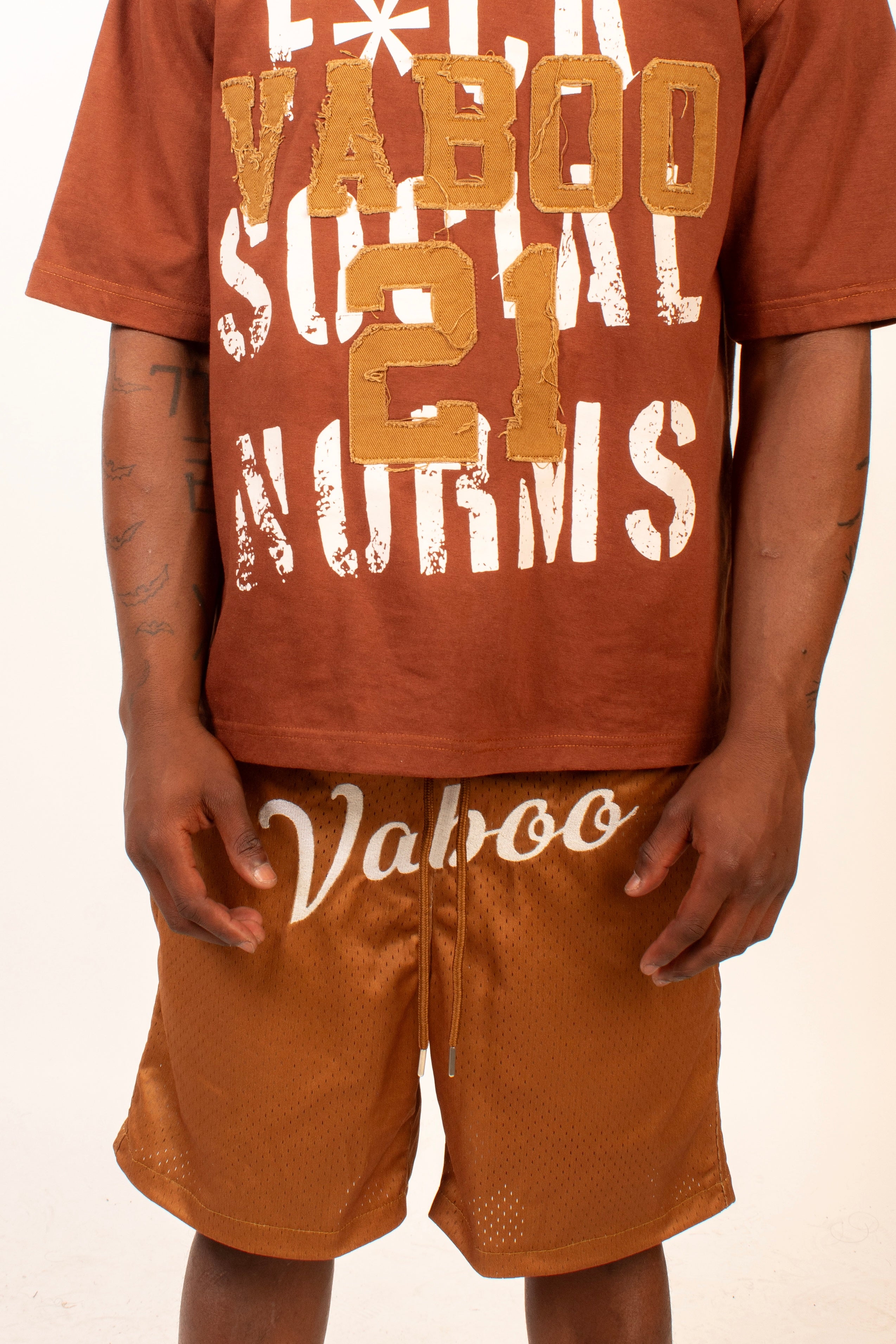 Vaboo Logo Mesh Shorts